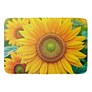 Gouden Zonnebloem Field Serenity Design Badmat