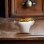 Gouden Zonnebloem Glorie Keramische Knob Pull Knop