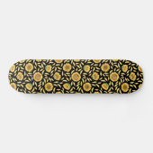 gouden zonnebloem skateboard (Horizontaal)