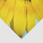 gouden zonnebloem tissuepapier (Detail)