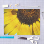 gouden zonnebloem tissuepapier (Craft)