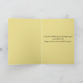 Gouden Zonnebloemen Kaart (Binnen)