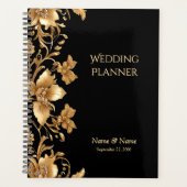 Gouden Zwart  Bloemplanner Planner (Voorkant)