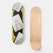 Gouden Zwart Foto Skateboard (Voorkant)
