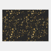 Gouden Zwart Gouden Inpakpapier Vellen Set 7 (Voorkant 2)