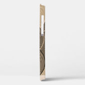 Gouden zwarte boogwielen: Abstract Case-Mate iPhone Case (Achterkant / Links)