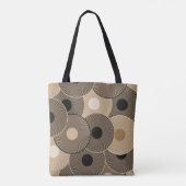 Gouden zwarte boogwielen: Abstract Draagtas (Achterkant)