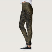 Gouden zwarte Leggings van Joya Eve (Links)