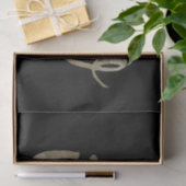 Gouden zwarte Waterverf doe ik Tissuepapier (Geschenk)