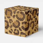 Goudfolie Cheetah Pattern Oerwoud Verjaardagsfeest Bedankdoosjes (Achterkant)