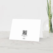 Goudfolie marmer blanco kaart (Achterkant)