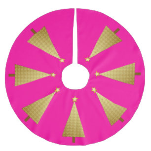 Goudfolie moderne kerstboom kerstboom rok