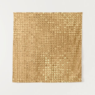 Goudfolie naadloos patroon, gouden glittertextuur wandkleed