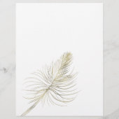 Goudfotobrochure voor services met notaris flyer (Achterkant)