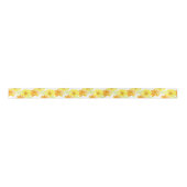 goudgeel waterverf bloemlint lint (Voorkant)