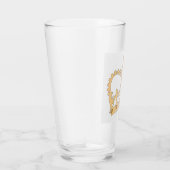 Goudgeïsoleerde kroon glas (Rechts)