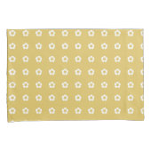 goudgele en witte Buttercup Flowers Kussensloop (Voorkant-Rechts)