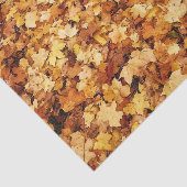 Goudgele herfst esdoornbladeren tissuepapier (Detail)