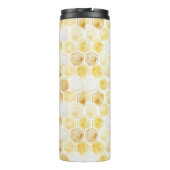 Goudgele honingraat thermosbeker (Achterkant)