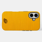 Goudgele textuur Case-Mate iPhone case (Achterkant (horizontaal))