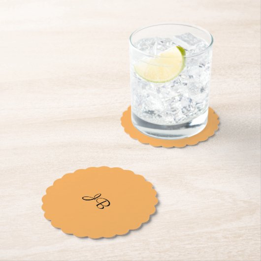 Goudgele vaste SJABLOON Kartonnen Onderzetters (Insitu)