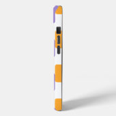 Goudgele vierkanten Case-Mate iPhone case (Achterkant / Links)