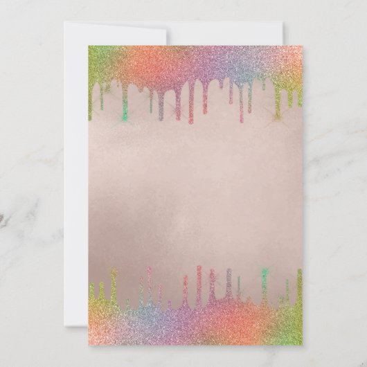 Goudgeleidingskap, regenboogschijven Afstuderen Kaart (Achterkant)