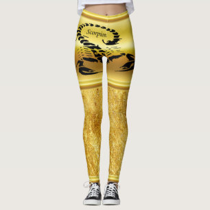 Goudgiftige schorpioen zeer venomeus insect leggings