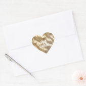  goudglam hart sticker (Envelop)