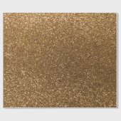 Goudglitter Cadeaupapier (Vlak)