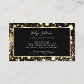 Goudglitter en lichte visitekaartjes (Achterkant)