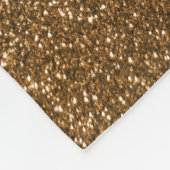 Goudglitter Fleece Deken (Hoek)