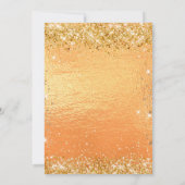 goudglitter glamoureus kaart (Achterkant)