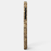 Goudglitter, glanzend en mousserend Case-Mate iPhone case (Achterkant/links)