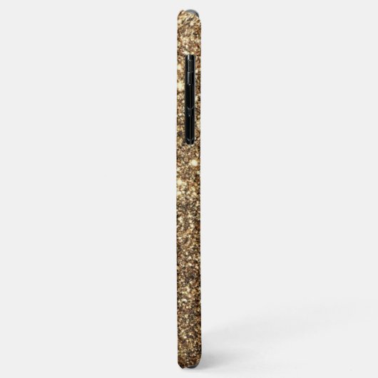 Goudglitter, glanzend en mousserend Case-Mate iPhone case (Achterkant/links)