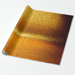 Goudglitter licht textuur. Kerstmis ab Cadeaupapier