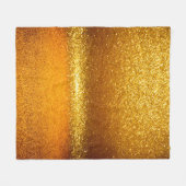 Goudglitter licht textuur. Kerstmis ab Fleece Deken (Voorkant (Horizontaal))