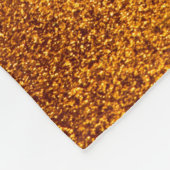 Goudglitter licht textuur. Kerstmis ab Fleece Deken (Hoek)