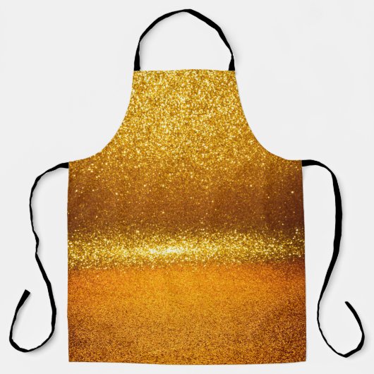 Goudglitter  licht textuur. Kerstmis ab Schort (Voorkant)