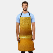 Goudglitter  licht textuur. Kerstmis ab Schort (Gedragen)