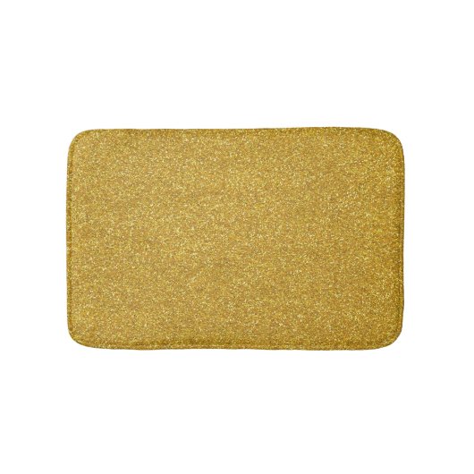 Goudglitter Sparkle Texture Badmat (Voorkant)