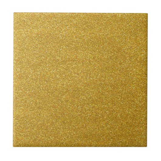 Goudglitter Sparkle Texture Tegeltje (Voorkant)