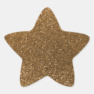 Goudglitter Ster Sticker