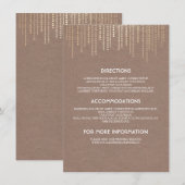  goudglitter-weddenschap informatiekaartje (Voorkant / Achterkant)