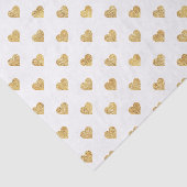 Goudglitterharten Tissuepapier (Detail)