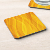 Goudgolven van 6 gele onderzetters (Linkerzijde)
