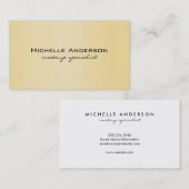 Goudgradiënt Visitekaartje (Voorkant / Achterkant)