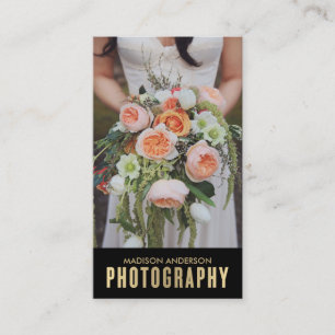 Goudgradiënt Visitekaartjes voor fotografie