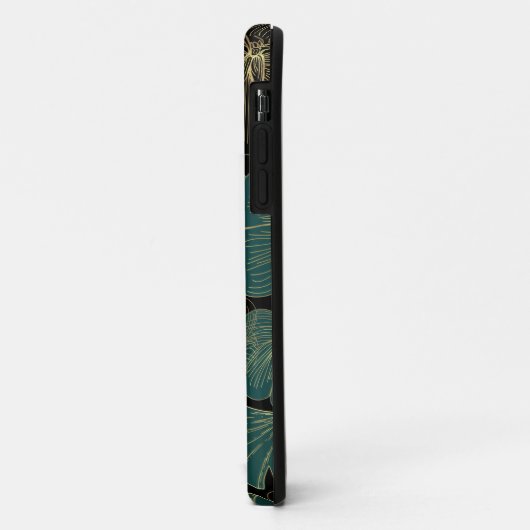 Goudgroene bladeren Case-Mate iPhone case (Achterkant/links)
