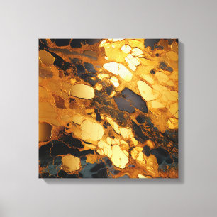 Goudhars kunst canvasprint canvas afdruk